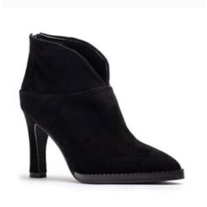 Jon Josef Ryder Suede Booties in Black Size 10